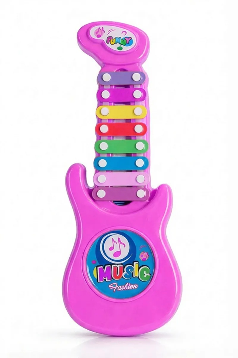 Jai Giriraj Guitar Xylophone For Kids - (Pink)