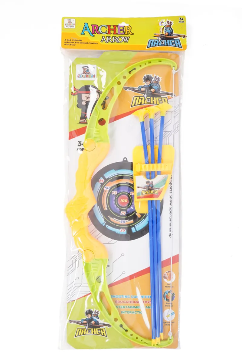 Archer Bow & Arrow Toy Set for Kids 032703YELGRE