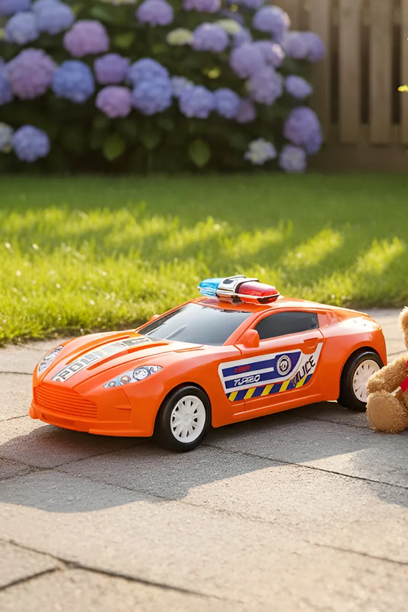 Police Patrol Racing Car Toy - (Orange)