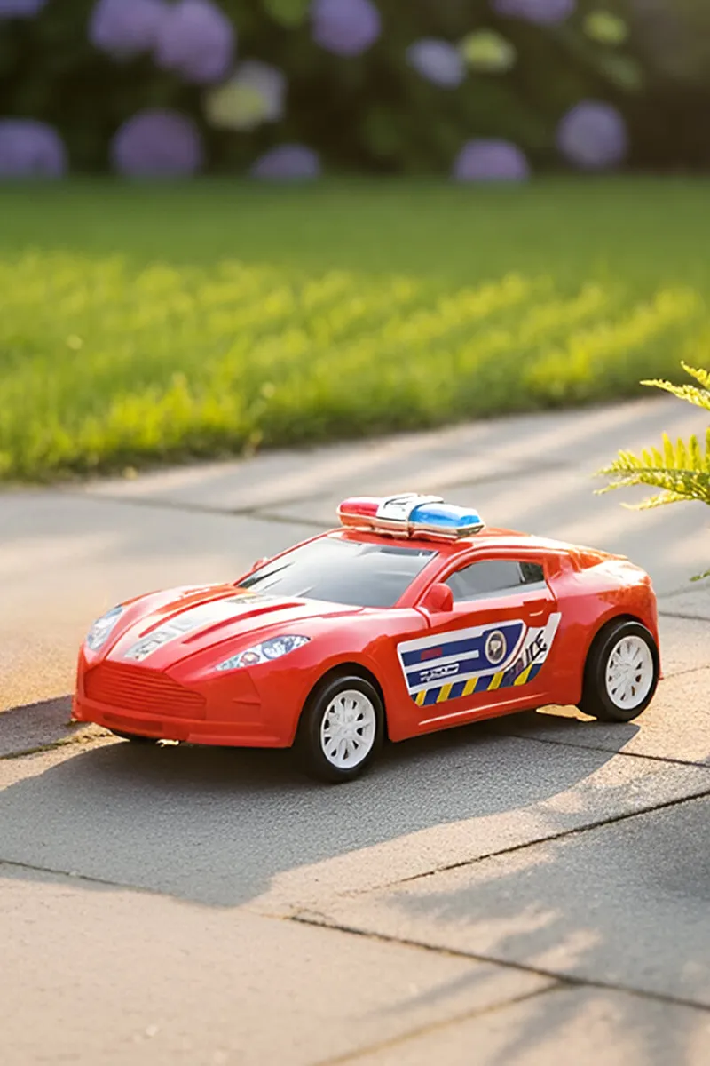 Police Patrol Racing Car Toy - (Red)