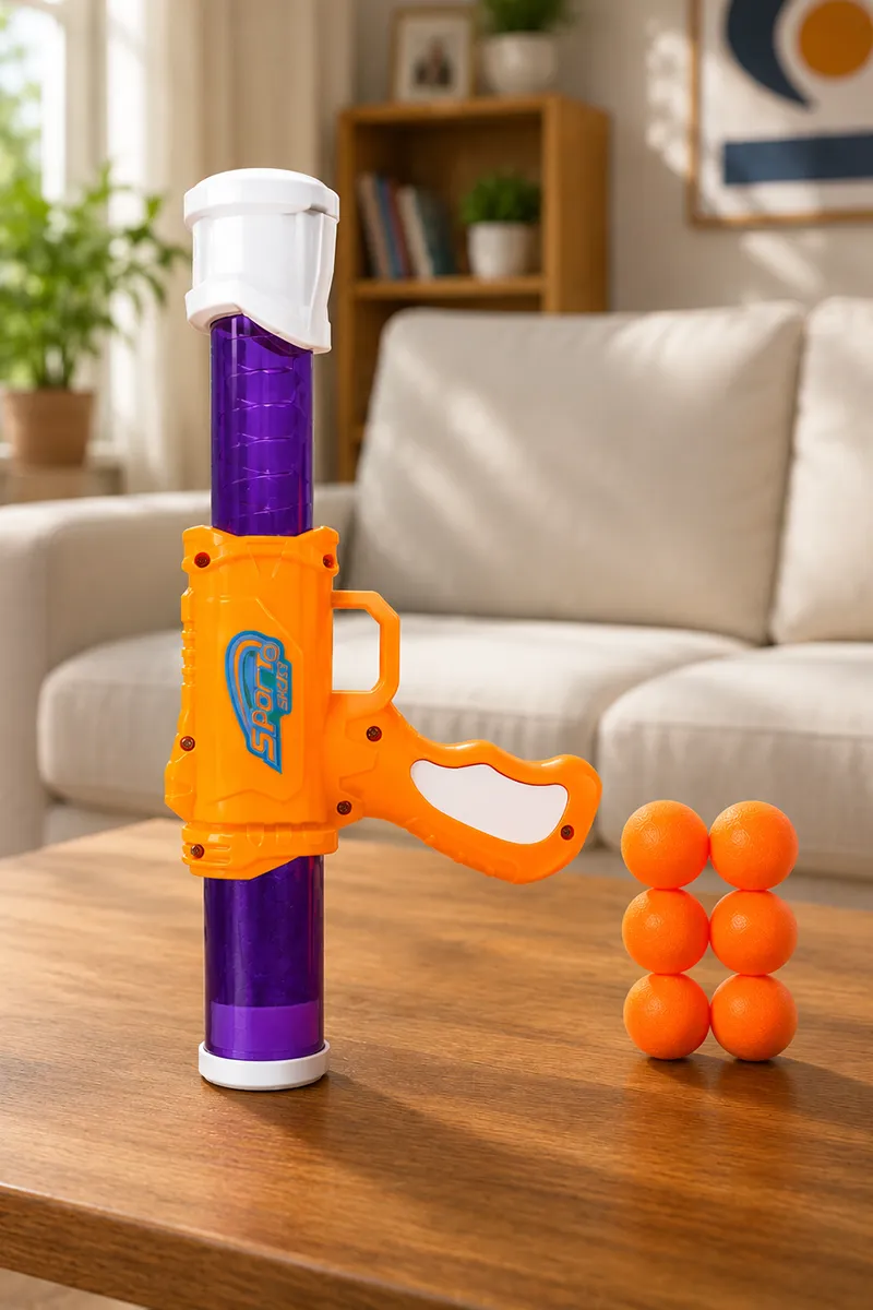 KV TOYS Thunder Strike Pump Action Air Ball Gun Blaster 032723ORAPUR