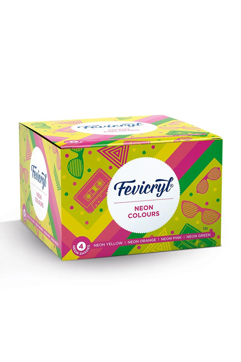 Fevicryl Neon Colours - 4 Shades