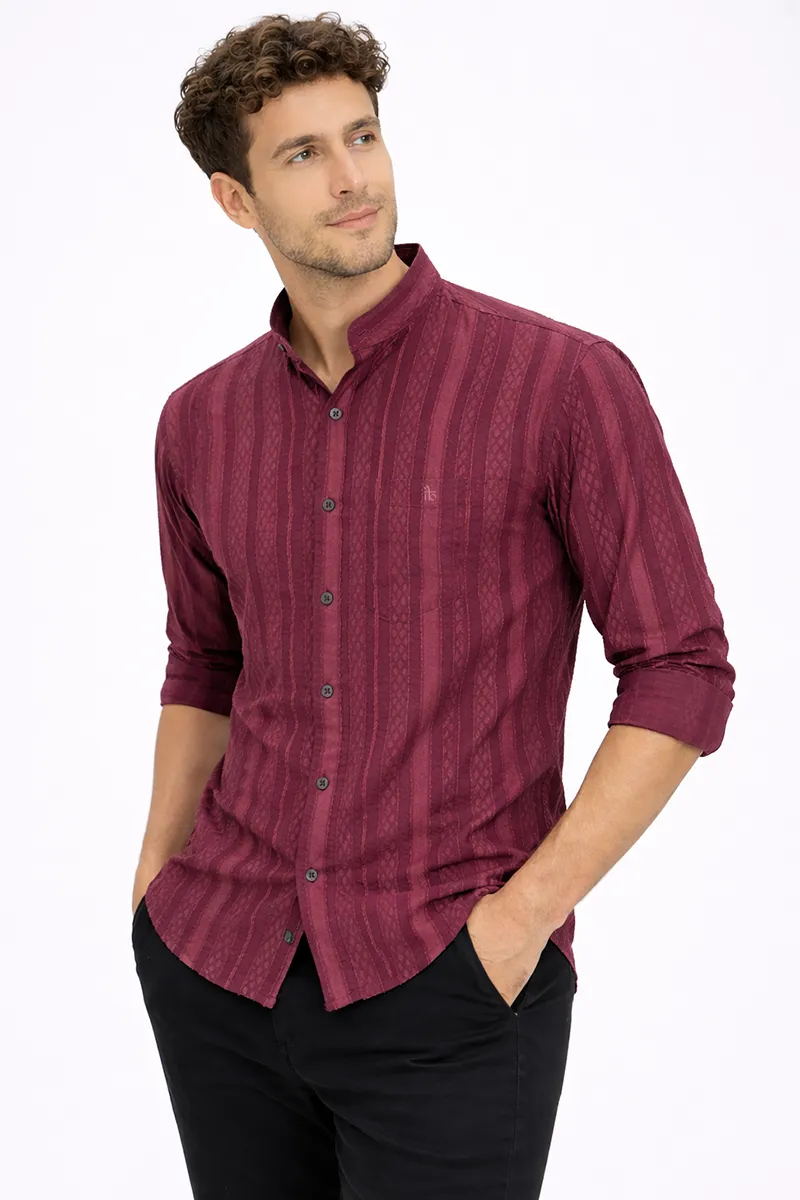 Men's Cotton Striped Casual Shirt