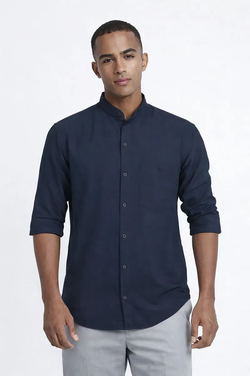 Cotton Blend Casual Shirt for Men