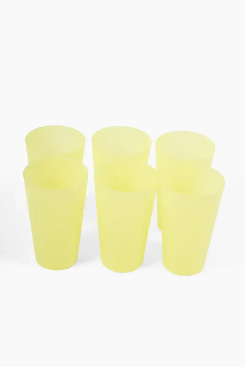 Mastercook Plastic Micro Glass Set - 550ml (Each)