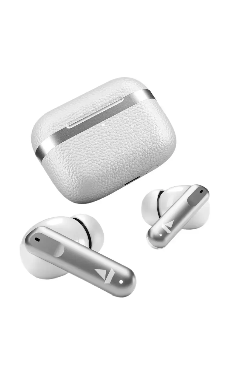 boAt Airdopes 111v2 In Ear TWS Earbuds with Leather Finish, 50 Hrs Battery, Dual Pair (Ivory White)