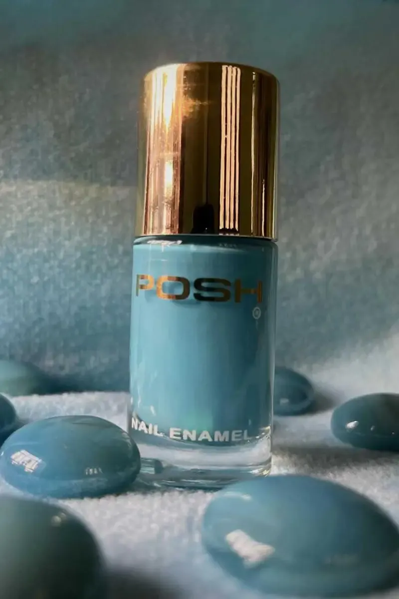 Posh Long-lasting Shine High Gloss Nail Polish - 9ml (615 Blue) 032920615BLU9ML