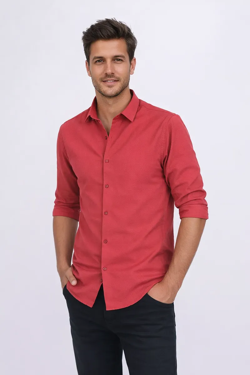 Men's Self Designed Casual Shirt