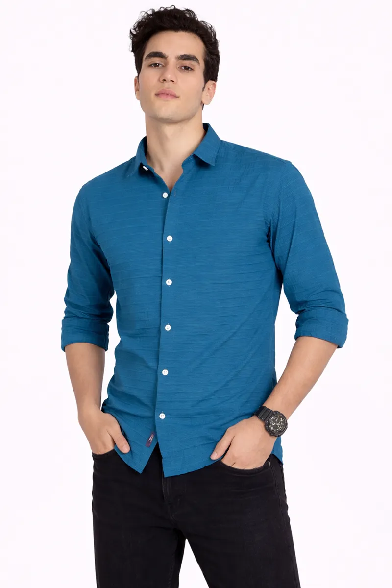 Men's Self Designed Casual Shirt 032943TEAXXL