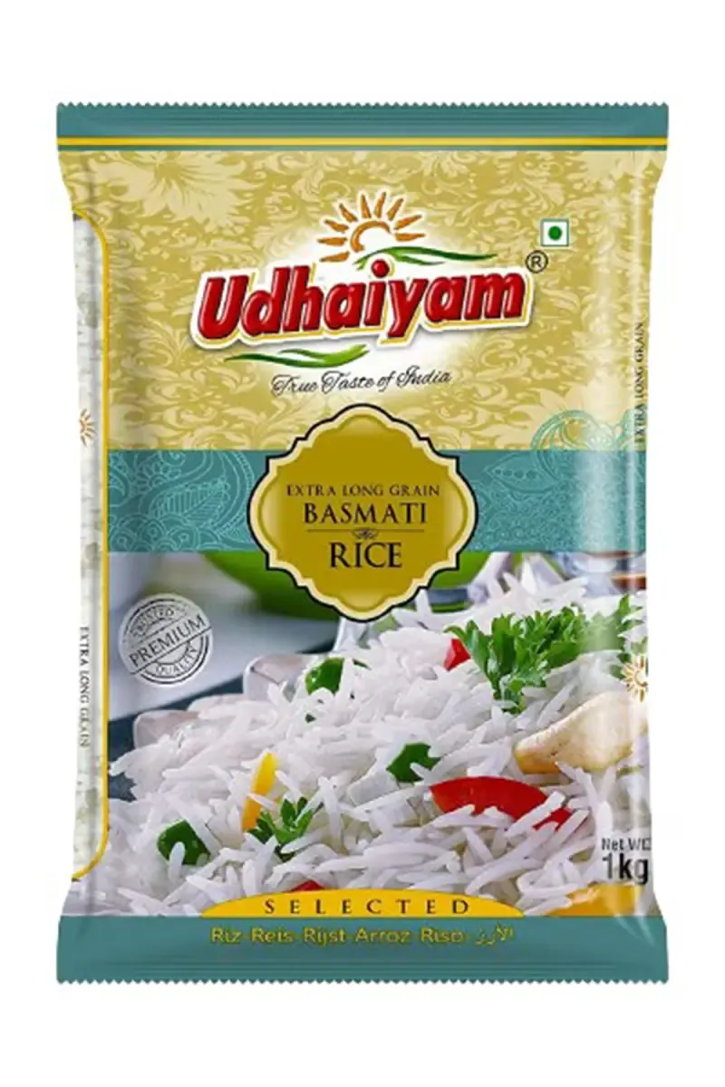 Udhaiyam Long Grained Basmati Rice - 1 kg