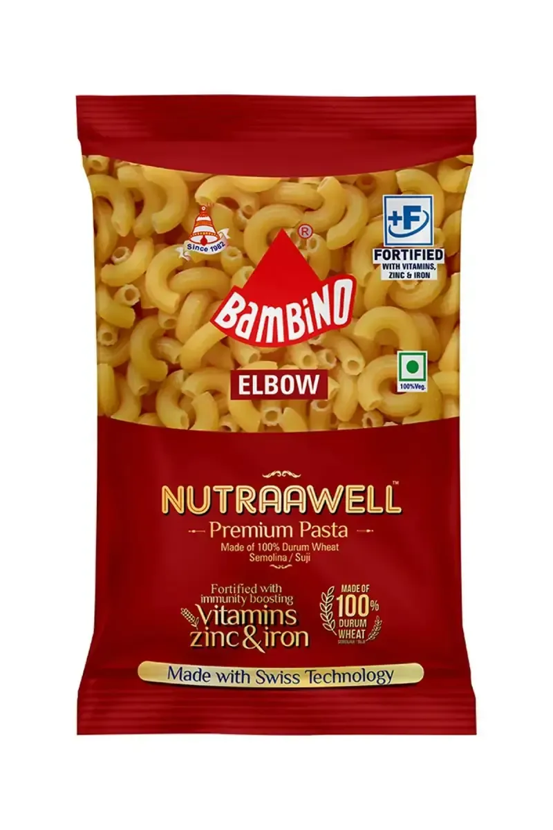 Bambino Nutraawell Premium Pasta (Elbow) - 500g