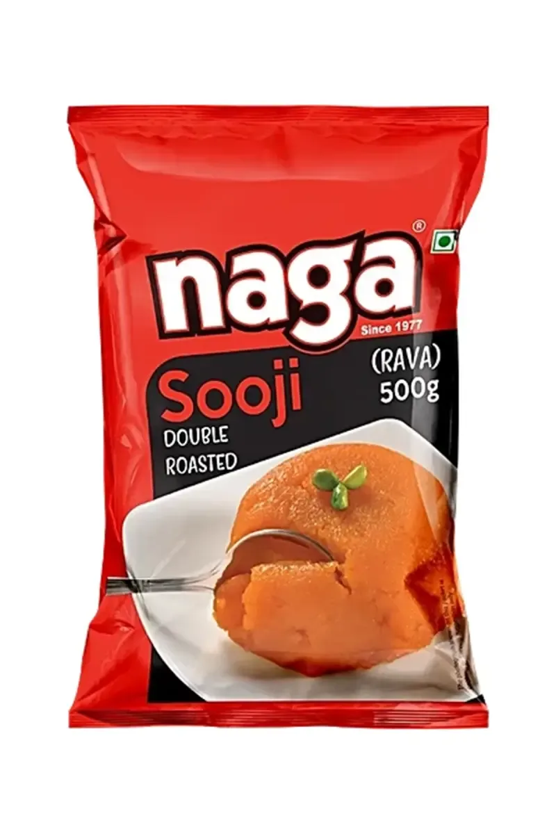 Naga Double Roasted Sooji - 500g