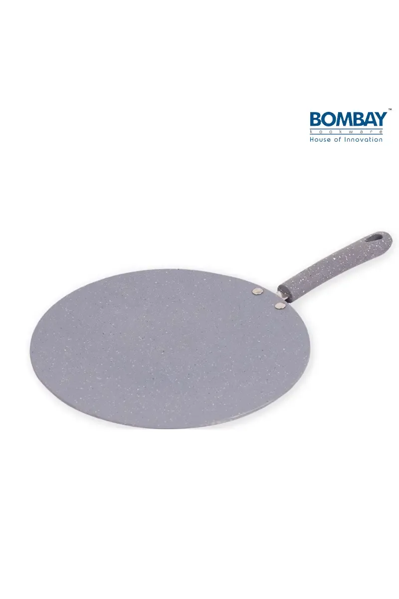 Bombay Kookware Aluminium Non-Stick Flat Base Roti Tawa - 26 cm