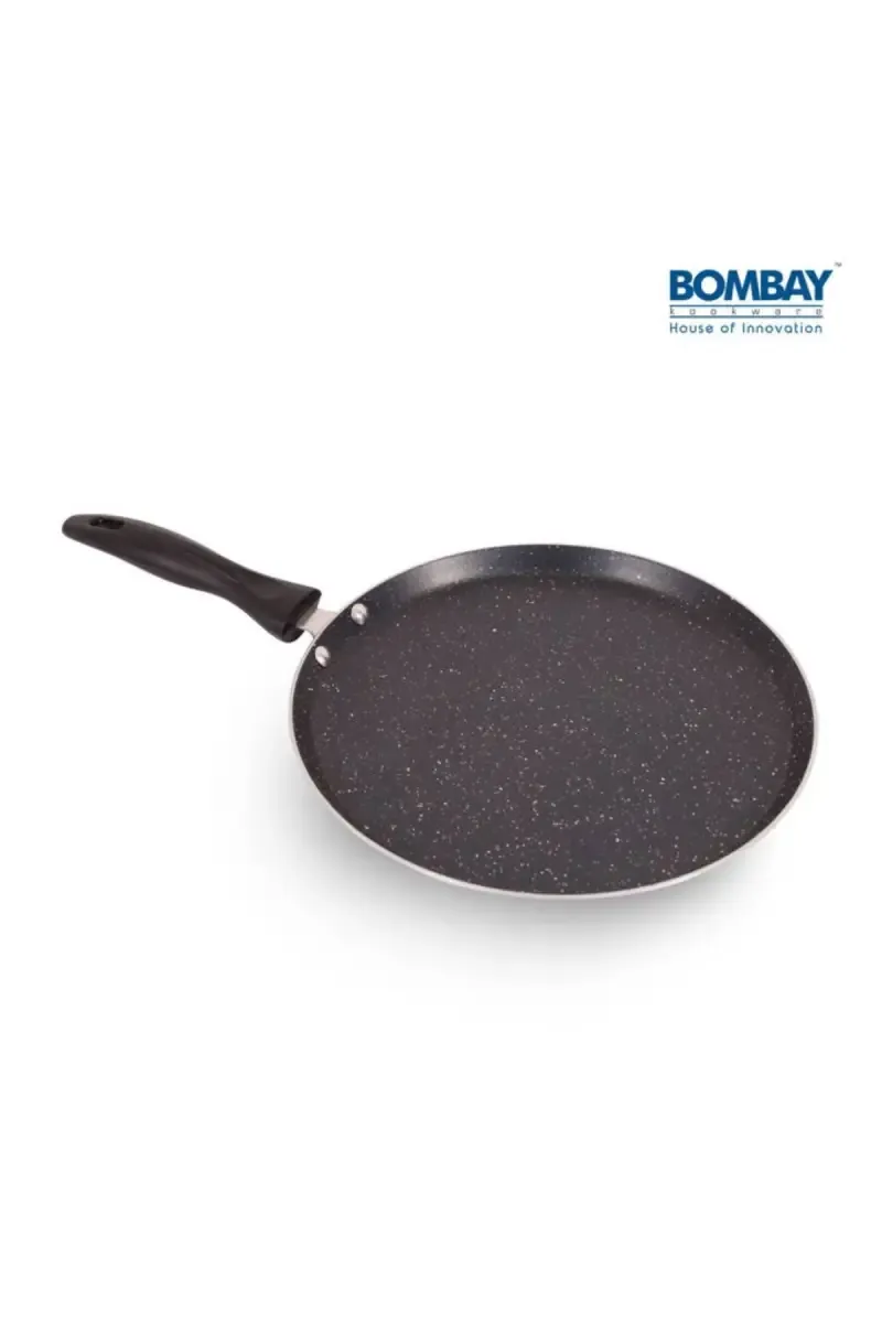 Bombay Kookware Kala Kruti Aluminium Non-stick Dosa Tawa - 28 cm