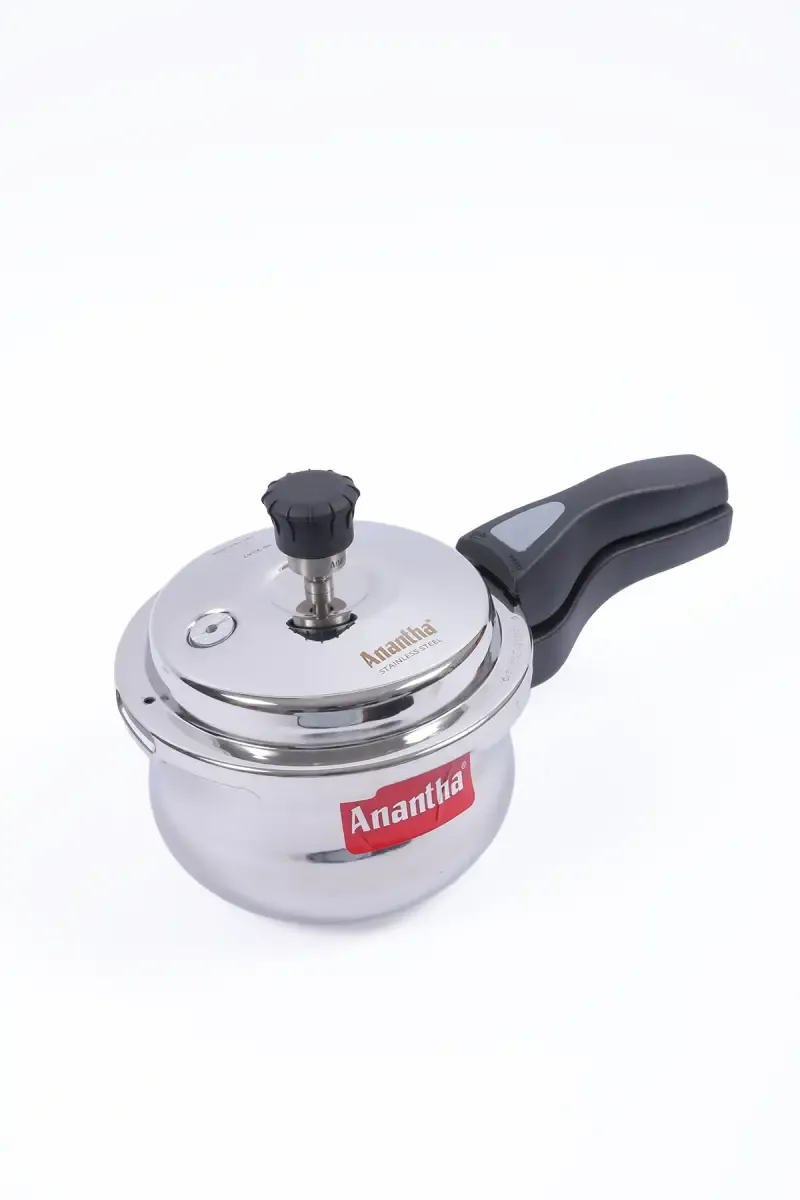 Anantha Stainless Steel Handi Pressure Cooker - 1.5 Ltr