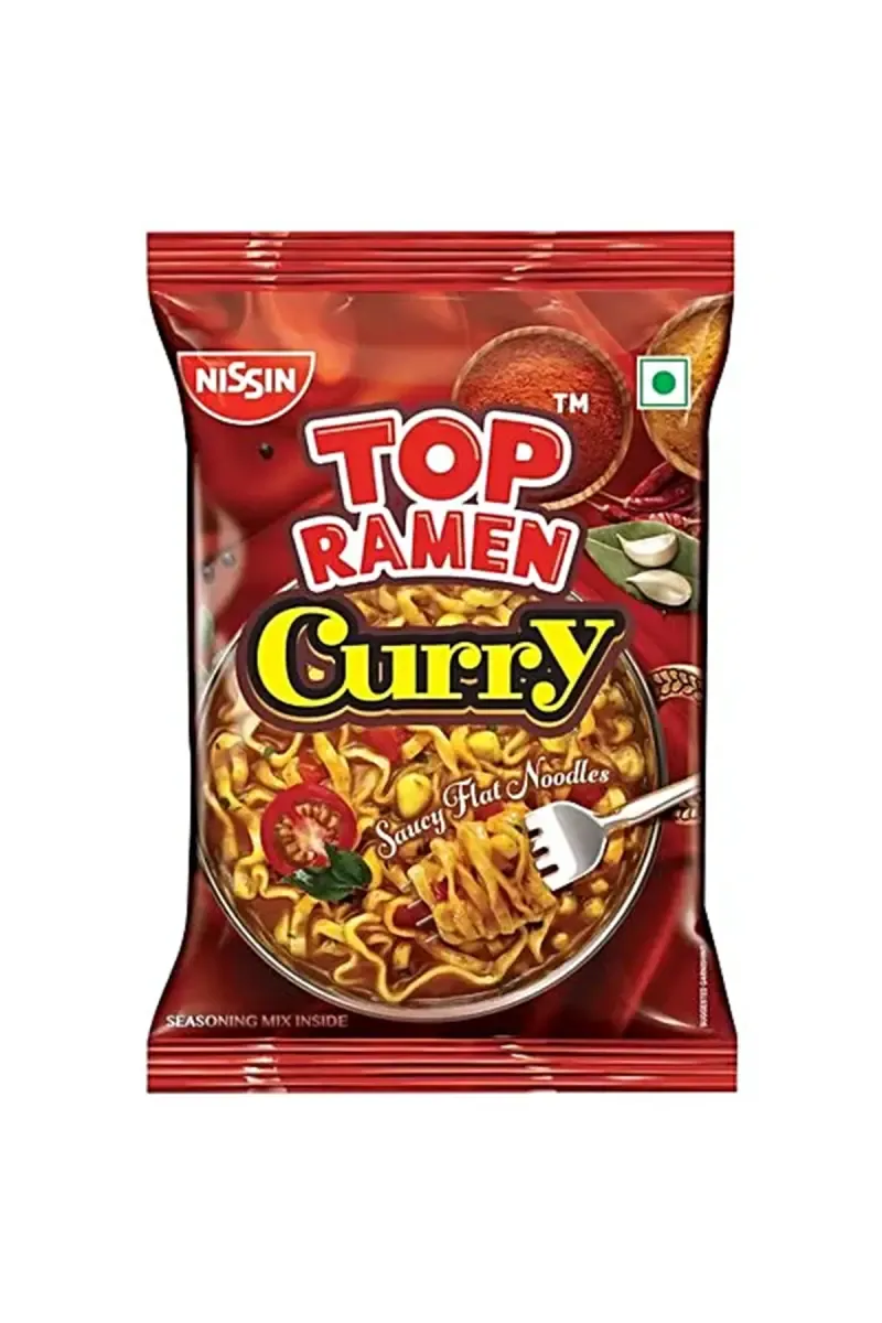 Top Ramen Curry Veg Instant Noodles - 70g Pouch
