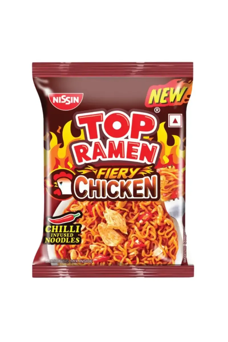 Top Ramen Fiery Chicken Instant Noodles - 70 g Pouch 