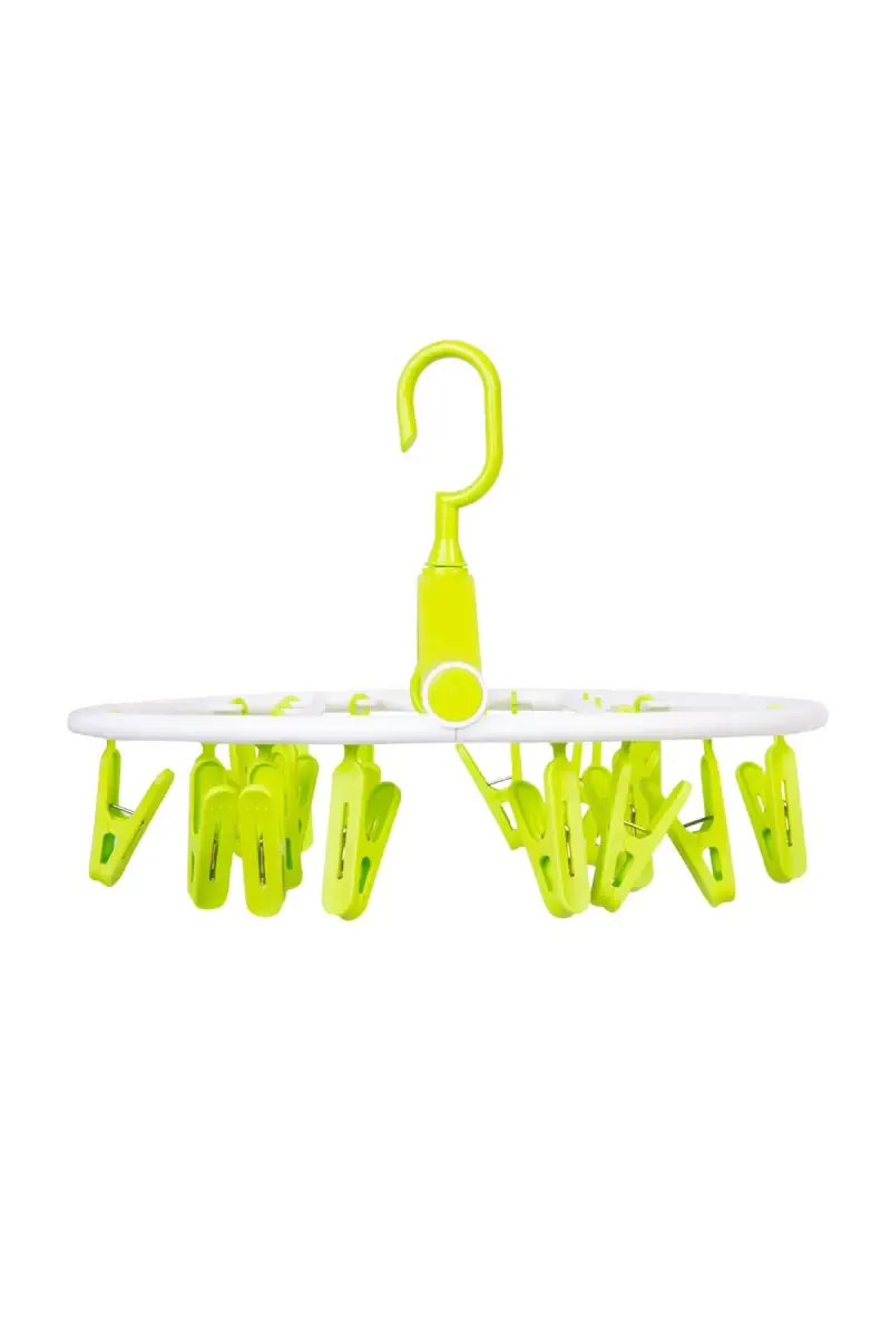 Plastic Clip Hanger - 18 Clips 033324PLAGRE