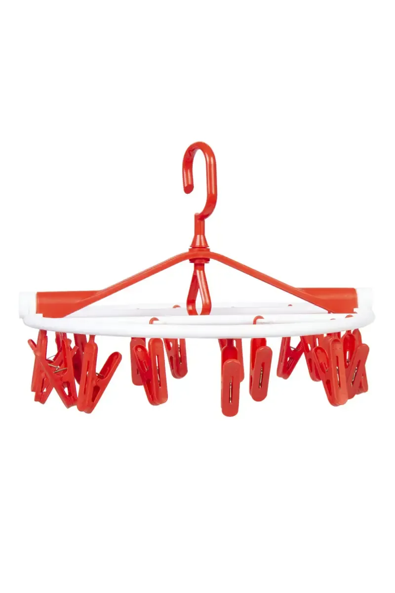 Plastic Clip Hanger - 18 Clips