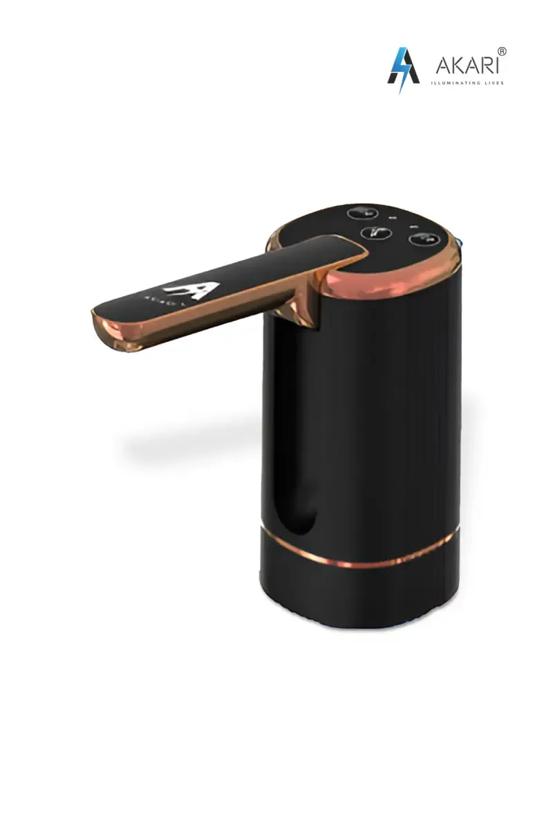 Akari Foldable Mini Electric Water Dispenser Pump with Upto 1.6 Litre - Black