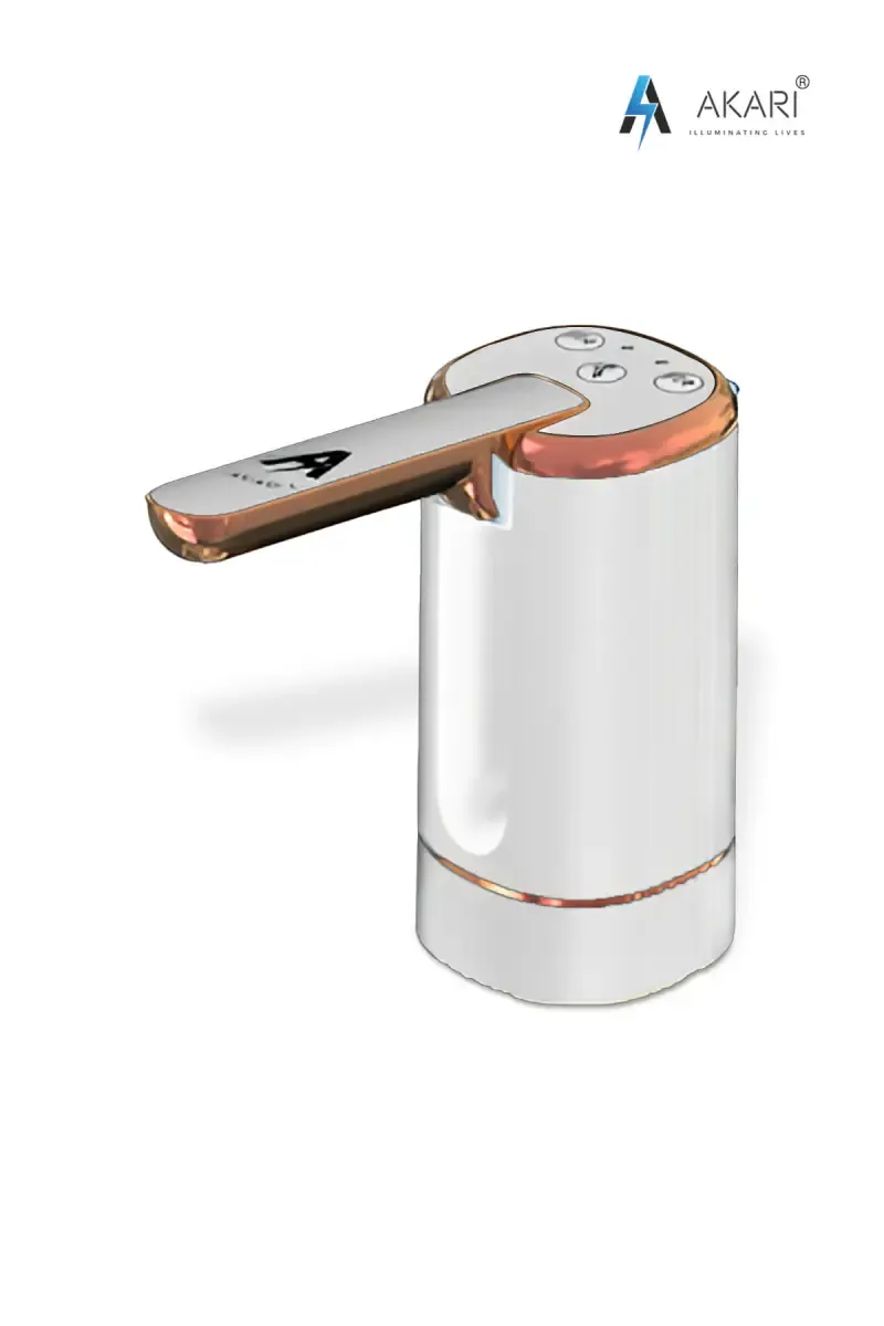 Akari Foldable Mini Electric Water Dispenser Pump with Upto 1.6 Litre - White