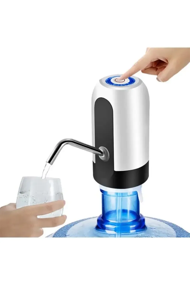 Akari 5V Mini Electric Water Dispenser Pump with Upto 5 Gallon - White 033340PLAWHI