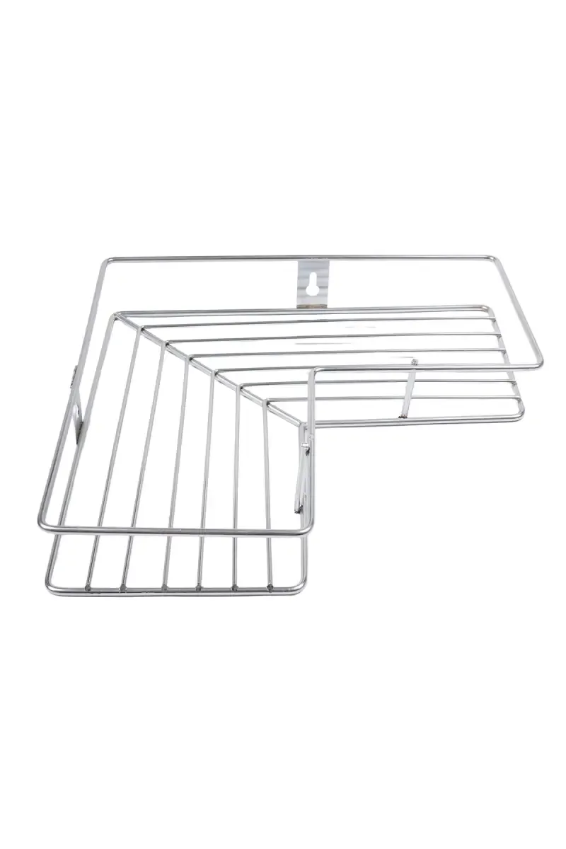 Stainless Steel Corner Utensils Stand - 44cm