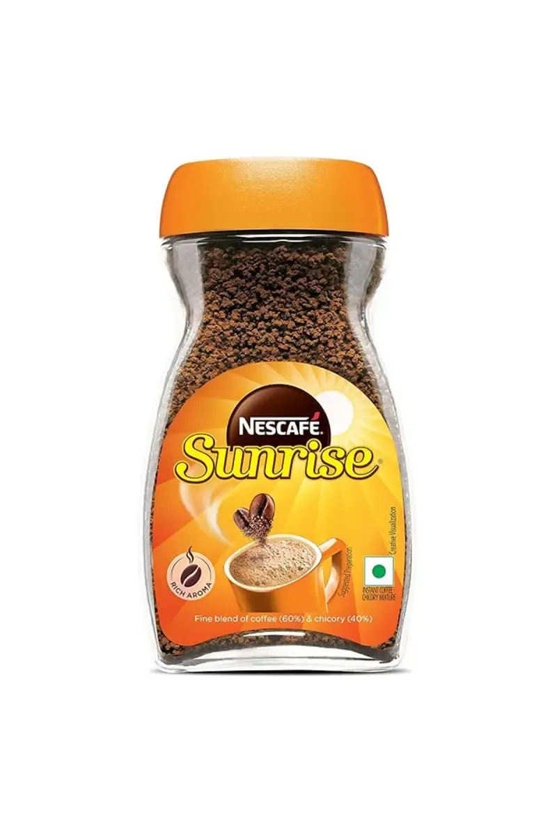 Nescafe Sunrise Instant Coffee Powder ,Chicory Mix - 45 g Jar