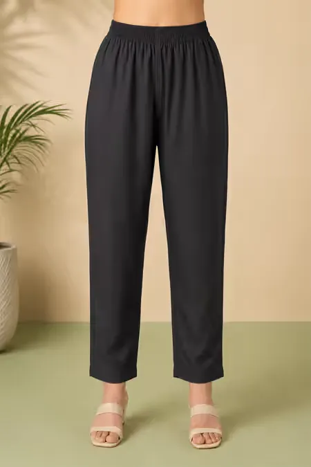 Rayon Solid Kurti Pant for Women