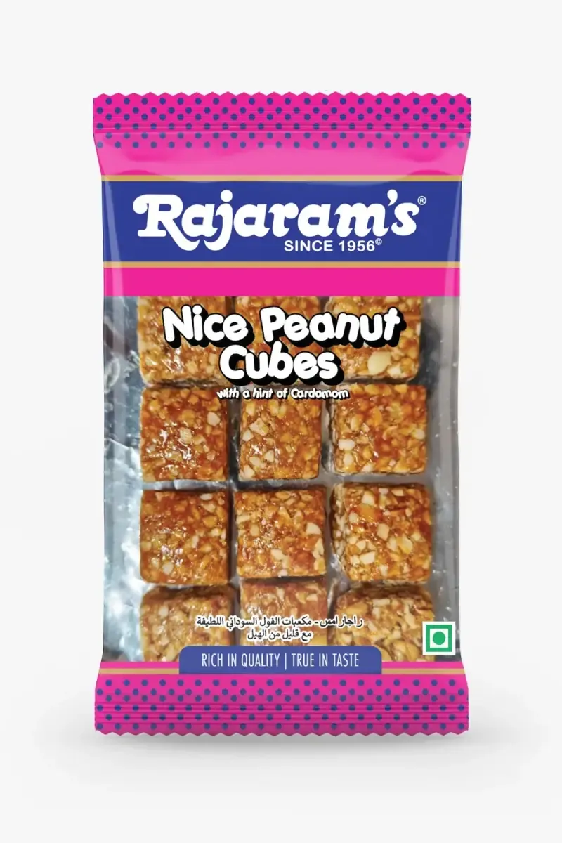 Rajaram's Nice Peanut Cubes - 100 g Pouch