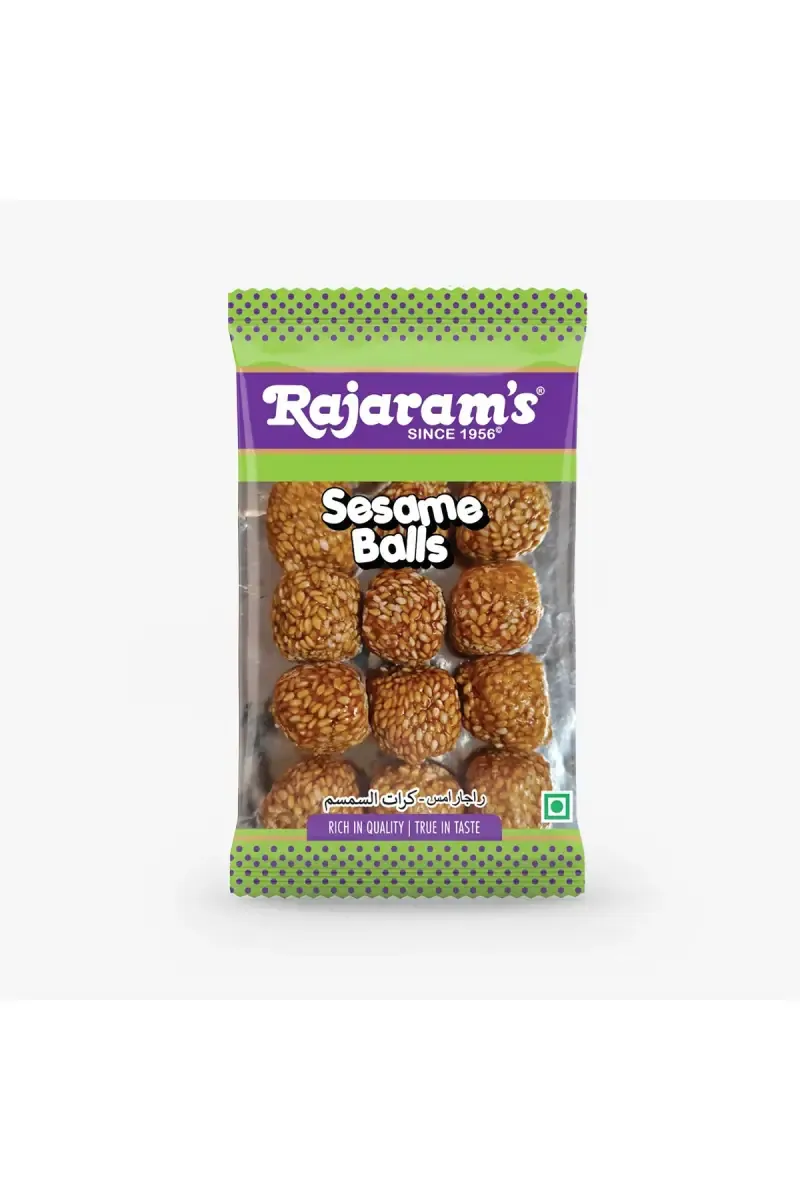 Rajaram's White Sesame Balls - 100g  Pouch