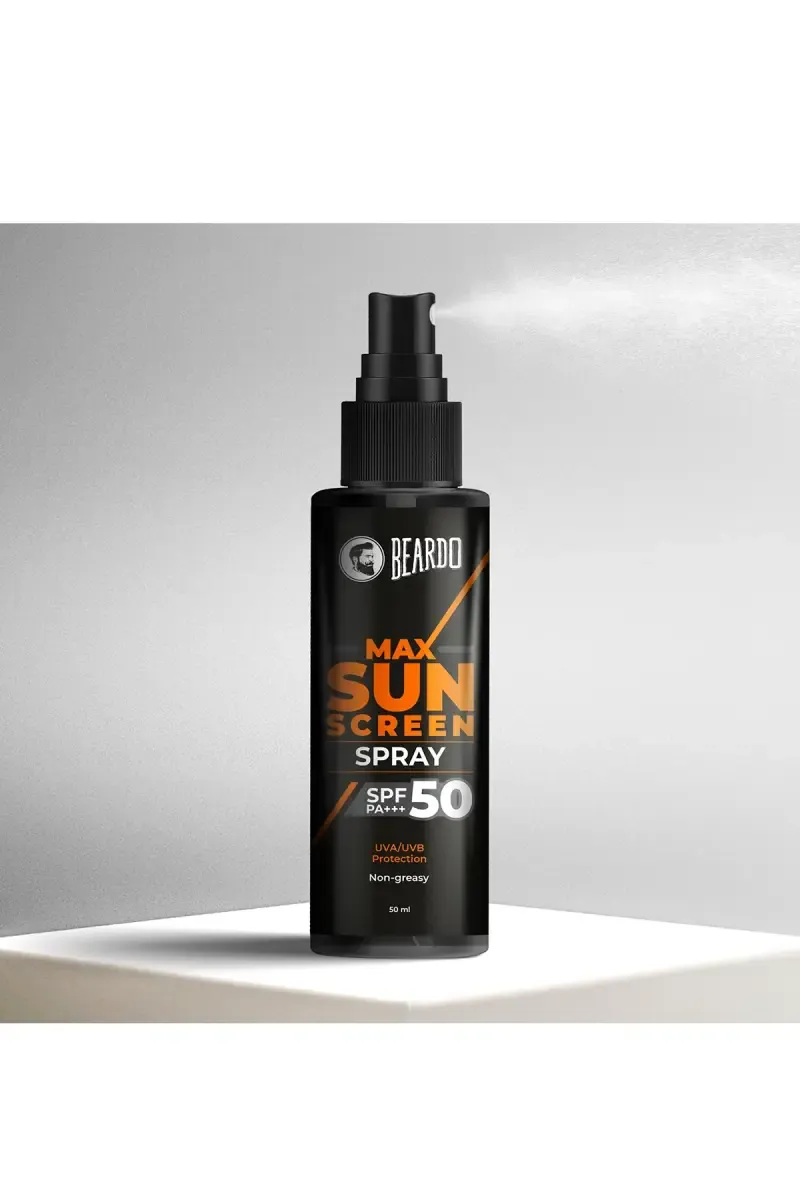Beardo Max Sunscreen Spray with SPF- 50 for Men