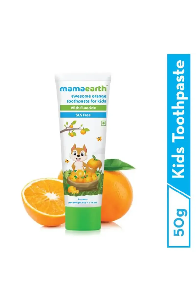 Mamaearth Awesome Orange Toothpaste for Kids - 50g