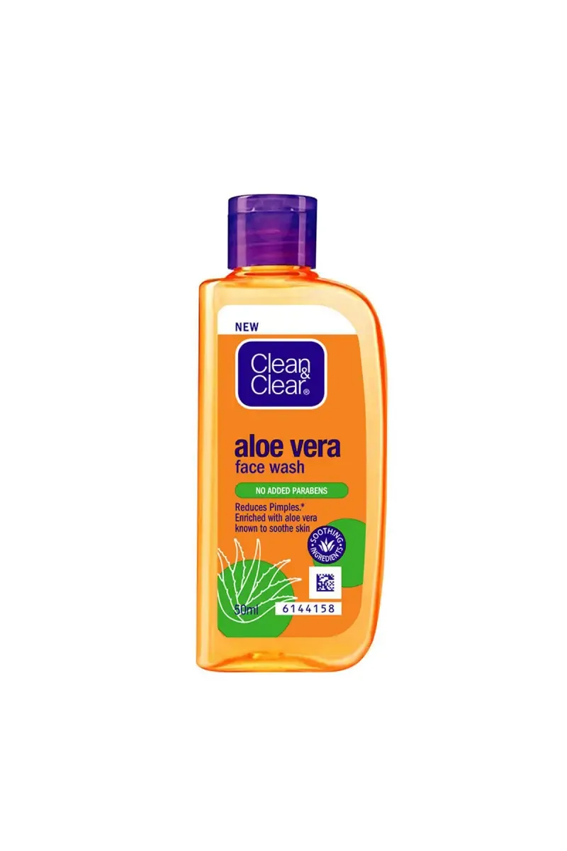 Clean & Clear Aloe Vera Face Wash - 50 ml