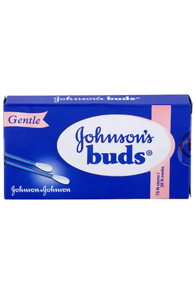 Johnsons Gentle Cotton Buds, 15N Stems (30N Swabs)