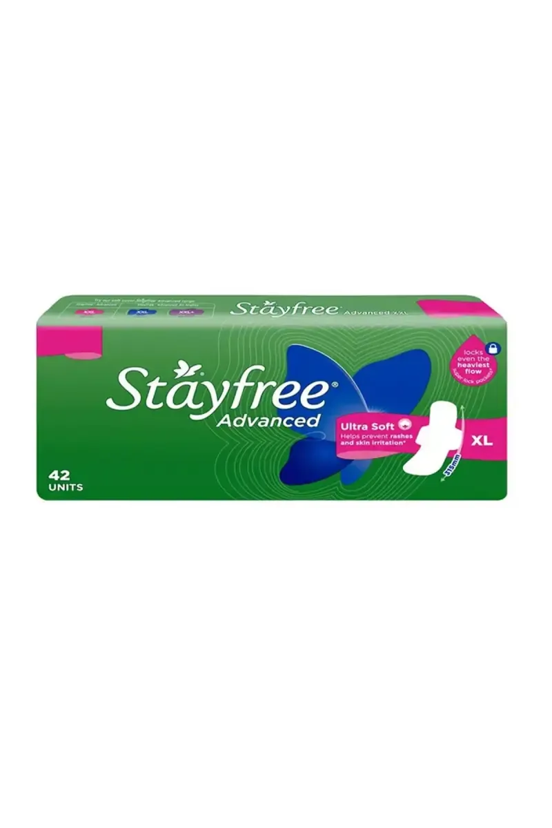 Stayfree Advanced XL Ultra Comfort Sanitary Pad - 42 Pieces
