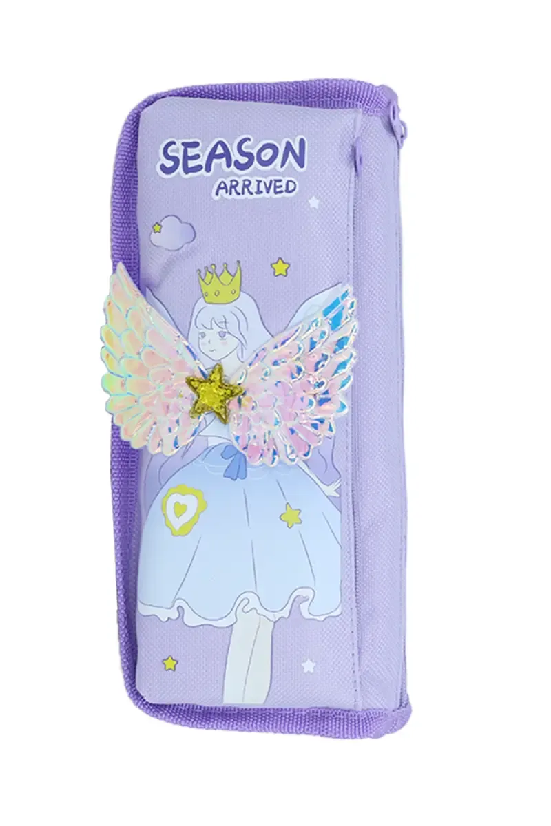Angel Designed EVA Pencil Pouch (Lavender)  033868LAV