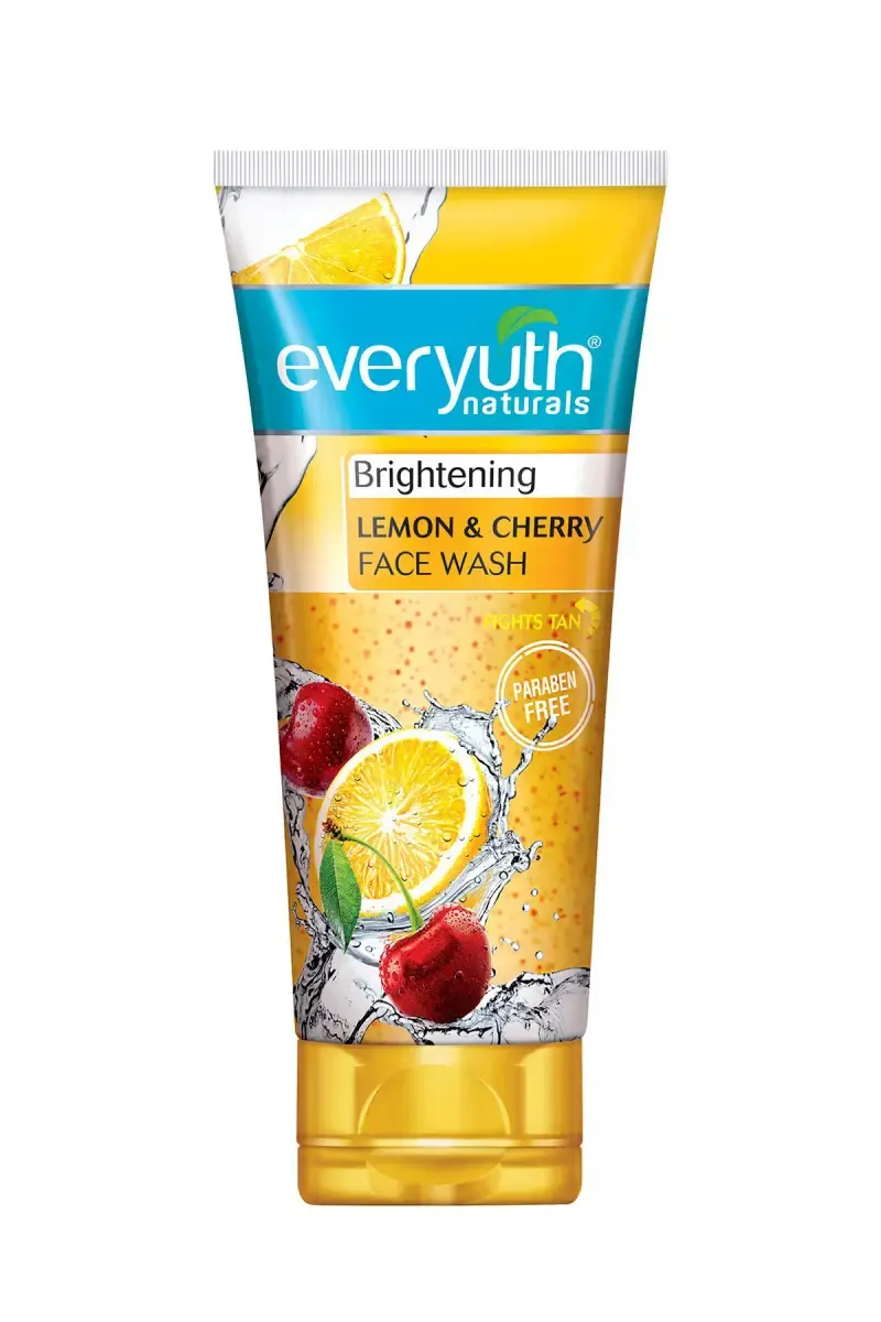 Everyuth Brightening Lemon & Cherry Face Wash - 150g 