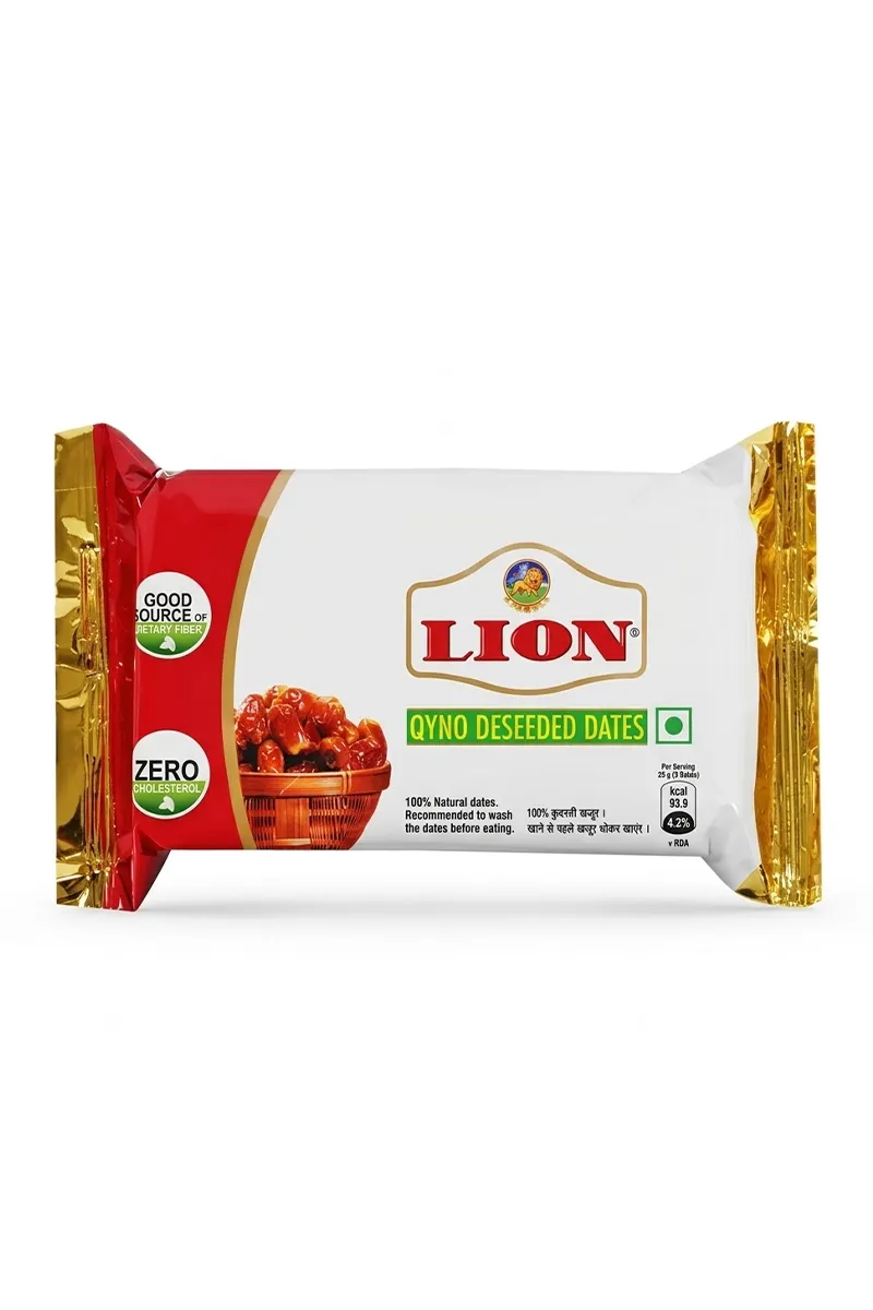 Lion Qyno Deseeded Dates - 200g Pouch