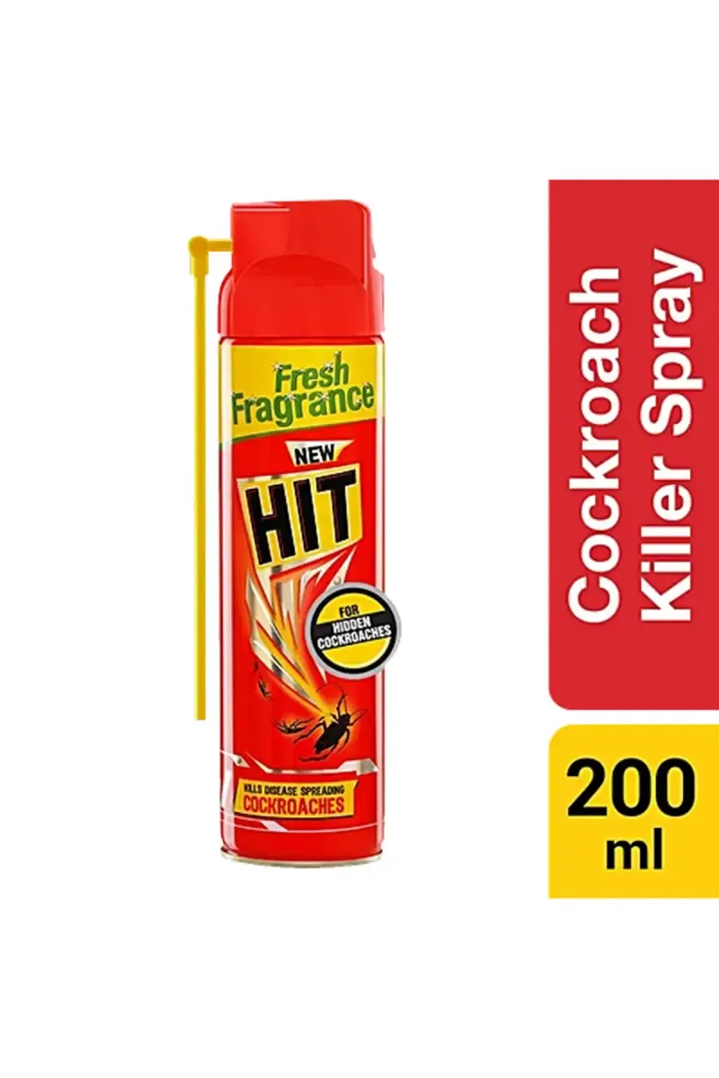 Hit Cockroach Killer Spray, Fresh Fragrance - 200ml