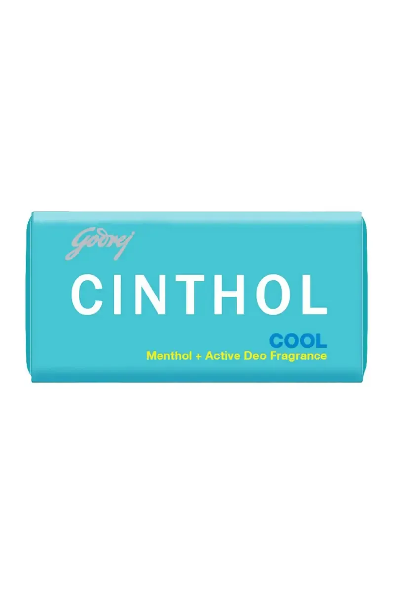 Cinthol Cool Menthol + Active Deo Fragrance Soap - 100g