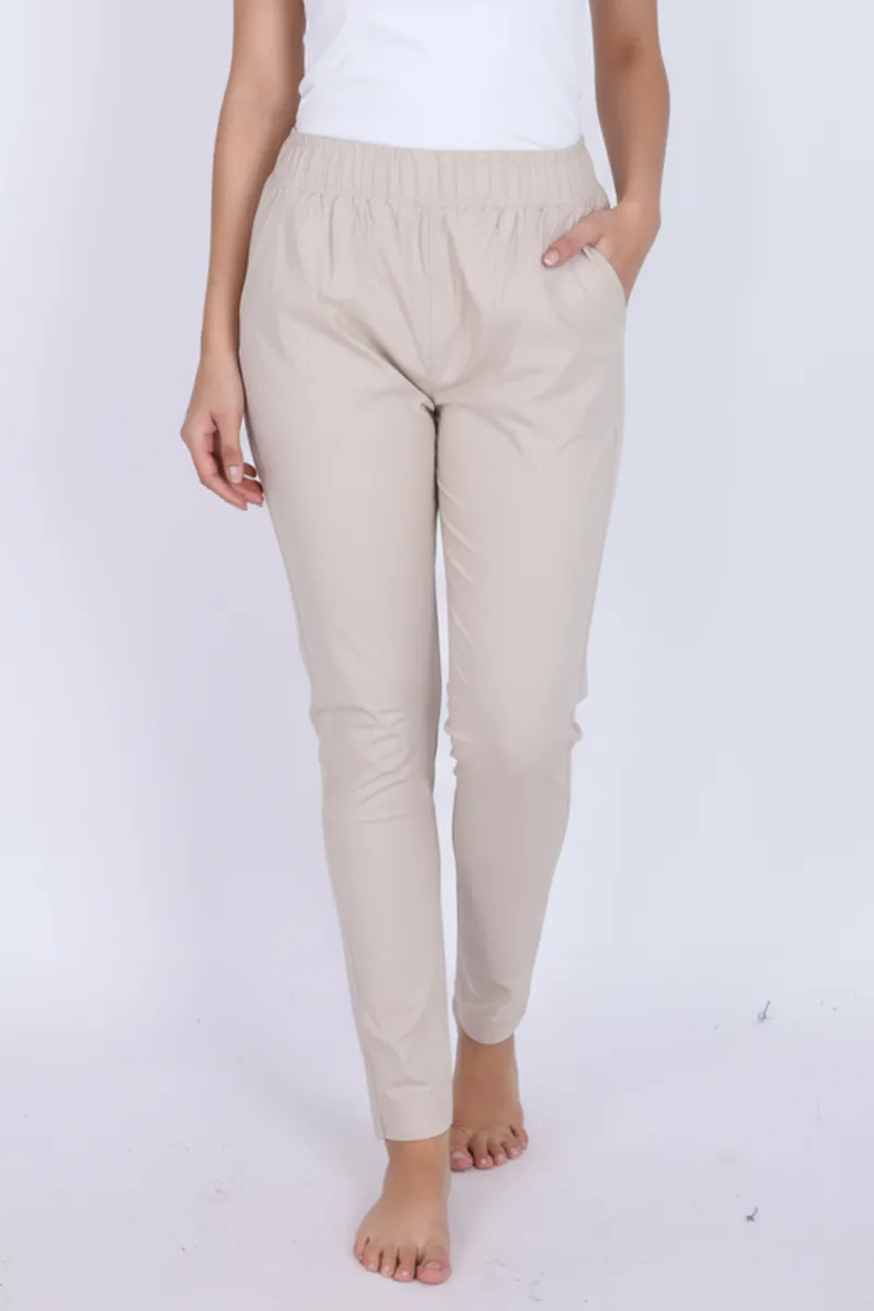 Rayon Stretchable Kurti Pant with Pocket for Women 034262XXLBEI2
