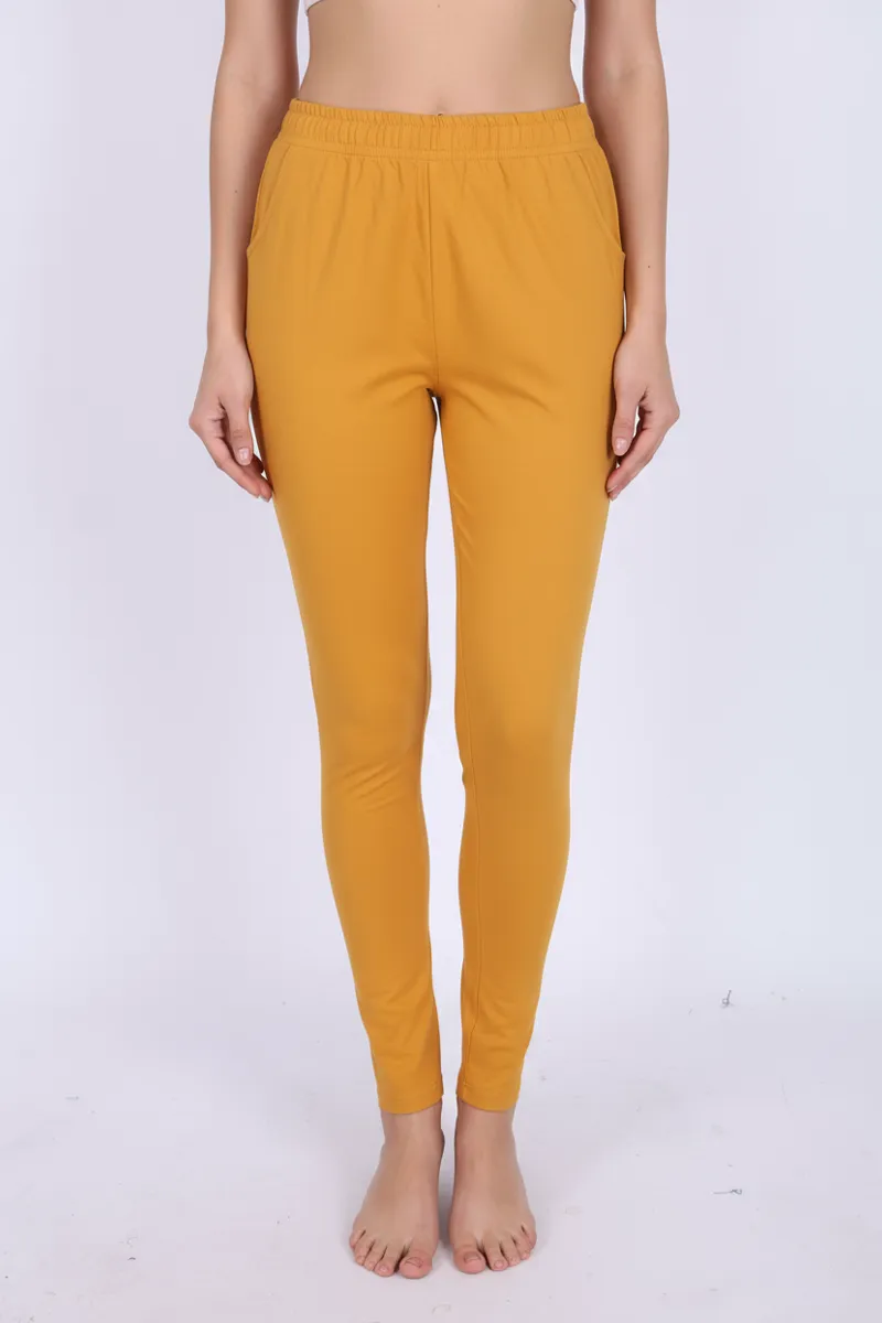 Rayon Stretchable Kurti Pant with Pocket for Women 034262XXLMUS