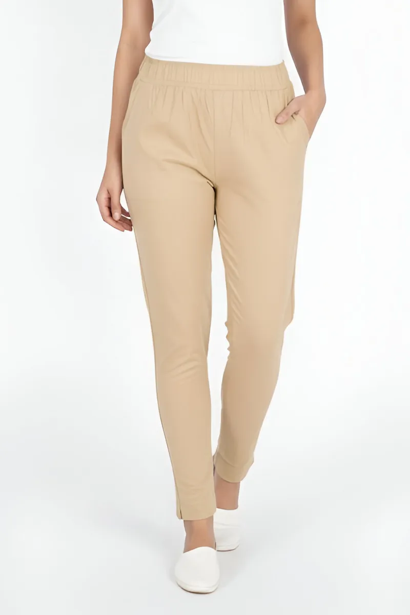 Rayon Stretchable Kurti Pant with Pocket for Women 034262XXLSAN2
