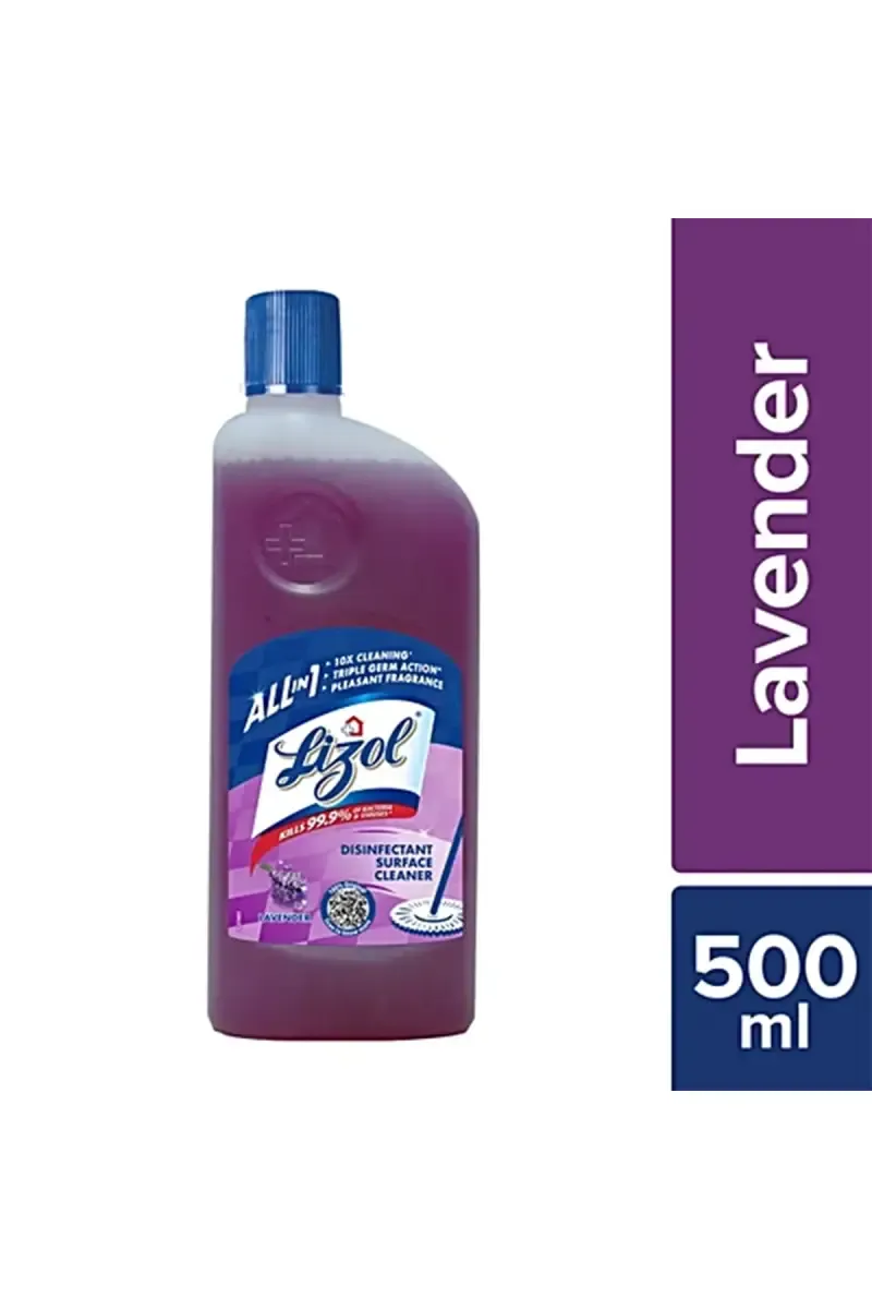 Lizol Lavender Disinfectant Surface Cleaner - 500 ml