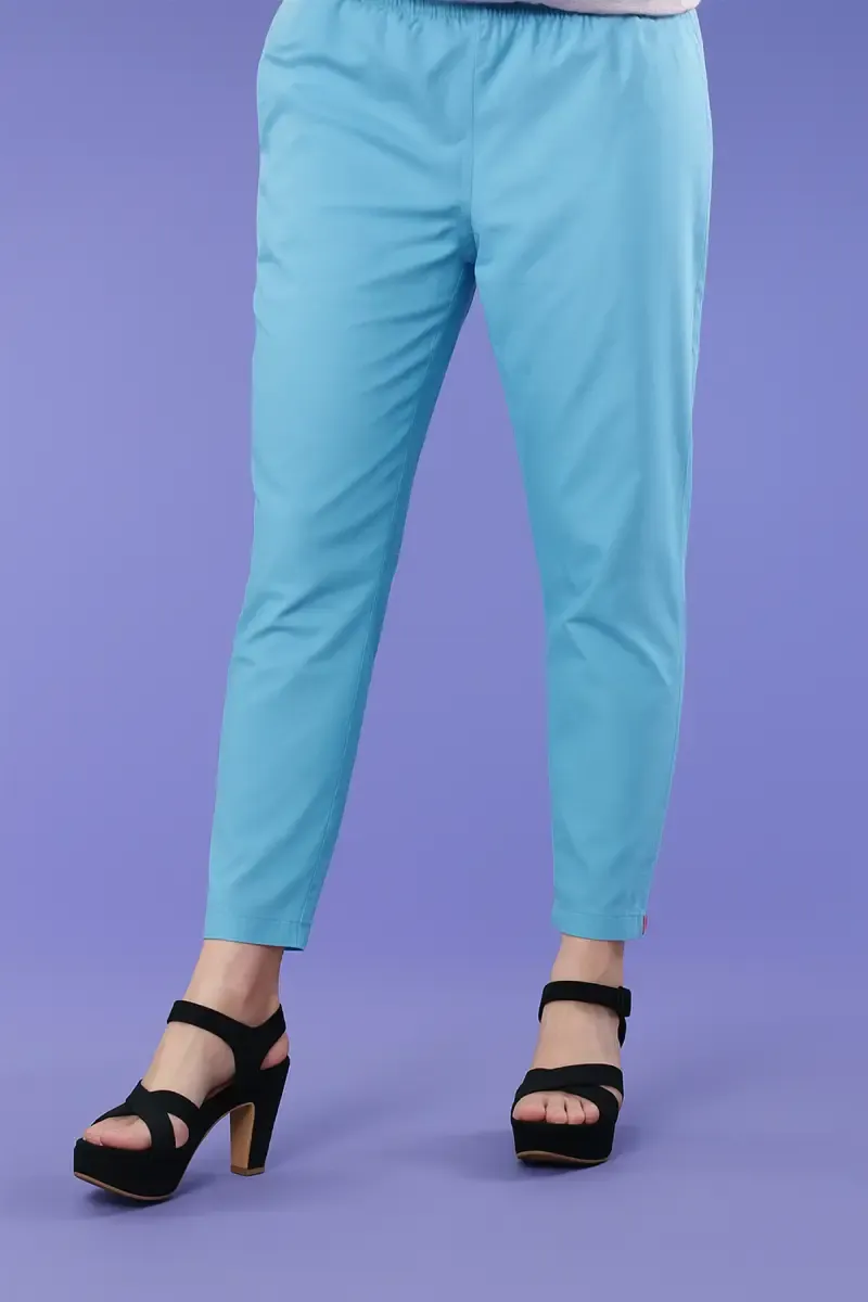 Cotton Straight fit Pant with Pocket for women