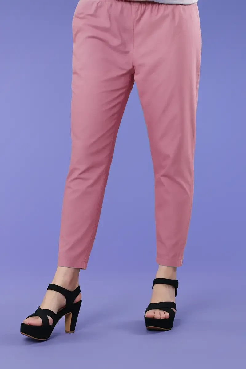 Cotton Straight fit Pant with Pocket for women