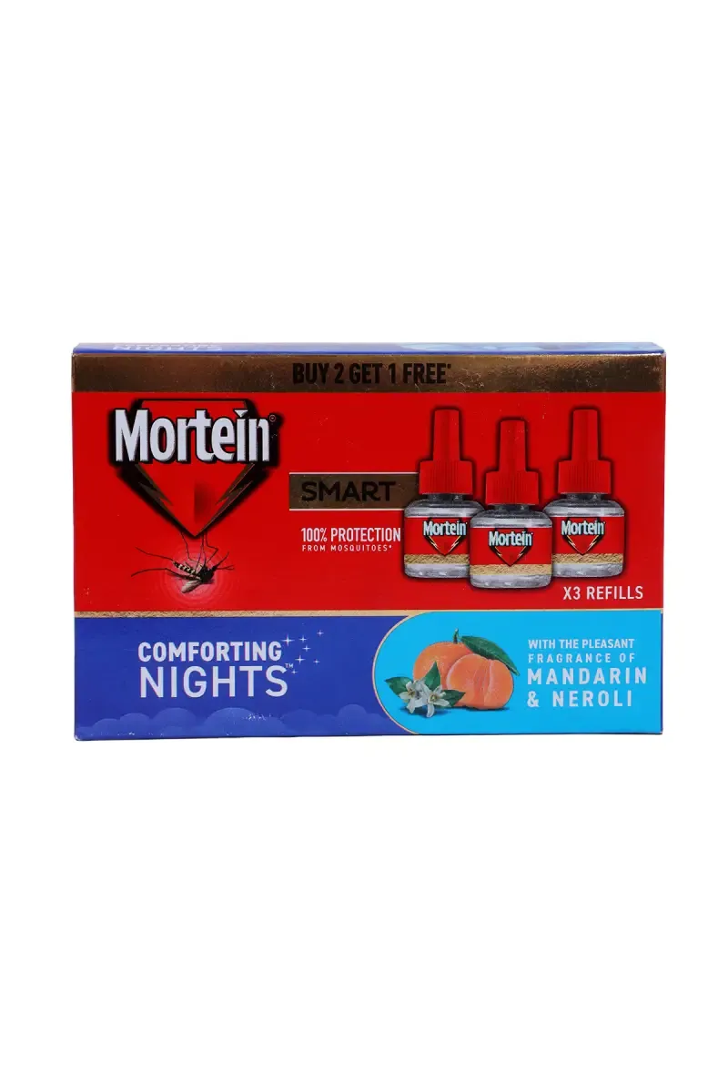 Mortein Smart Mandarin and Neroli Mosquito Killer Refill, Buy 2 Get 1 - 3 * 45ml