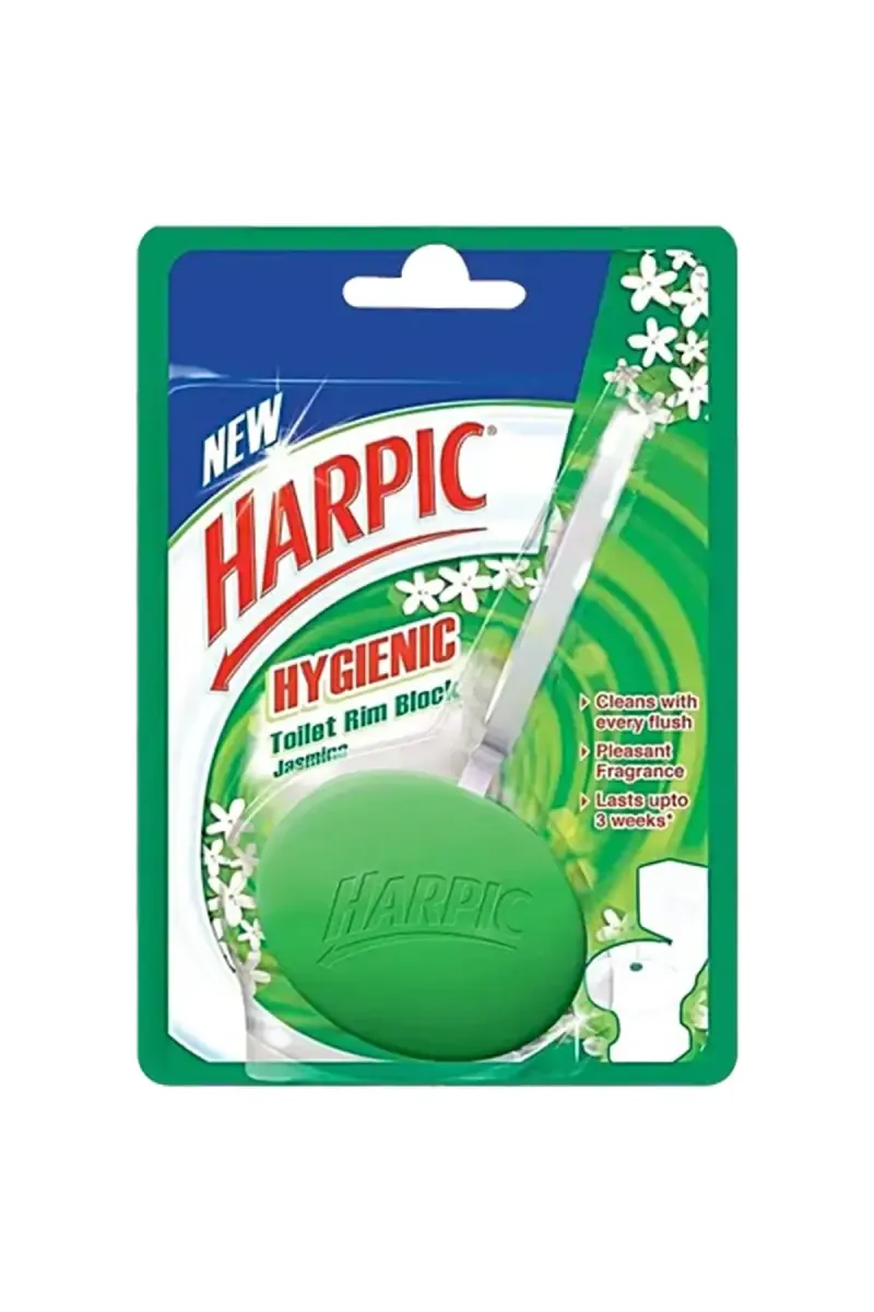 Harpic Jasmine Hygienic Toilet Cleaner Rim Block - 26 g 