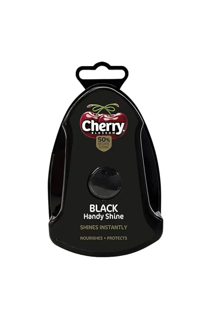Cherry Blossom Black Handy Shine Shoe Shiner Sponge - 5 ml